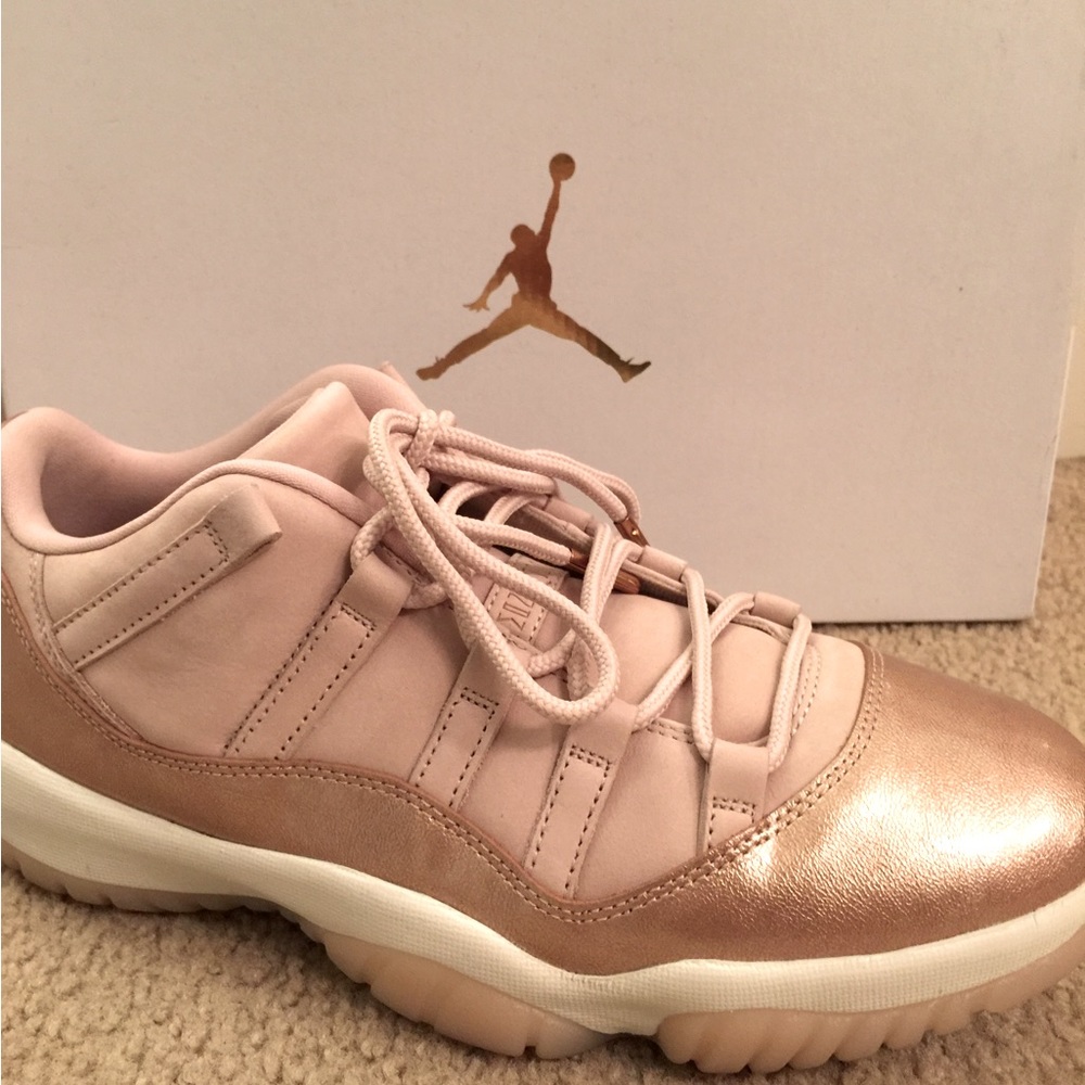 Women’s Air Jordan 11 Retro in Rose Gold
